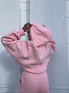 Ethical Relaxed Fit Hoodie - Baby Pink JOY Underwear