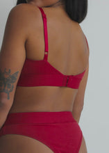 Load image into Gallery viewer, Soft &amp; Adjustable Triangle Bralette - Red Collection JOY Underwear